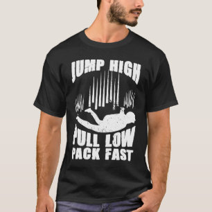Camiseta Saltar alto Pull Low Pack Fast Parachute Skydive S