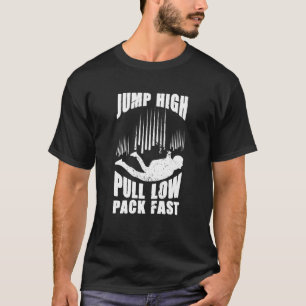 Camiseta Saltar alto Pull Low Pack Fast Parachute Skydive S
