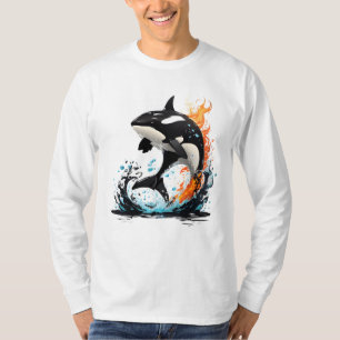 Camiseta saltar delfín oceánico 2023