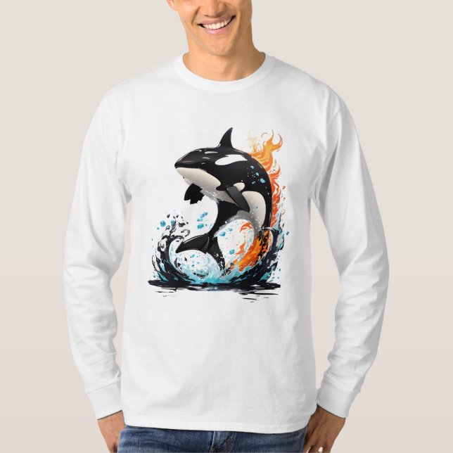 Camiseta saltar delfín oceánico 2023 (Anverso)