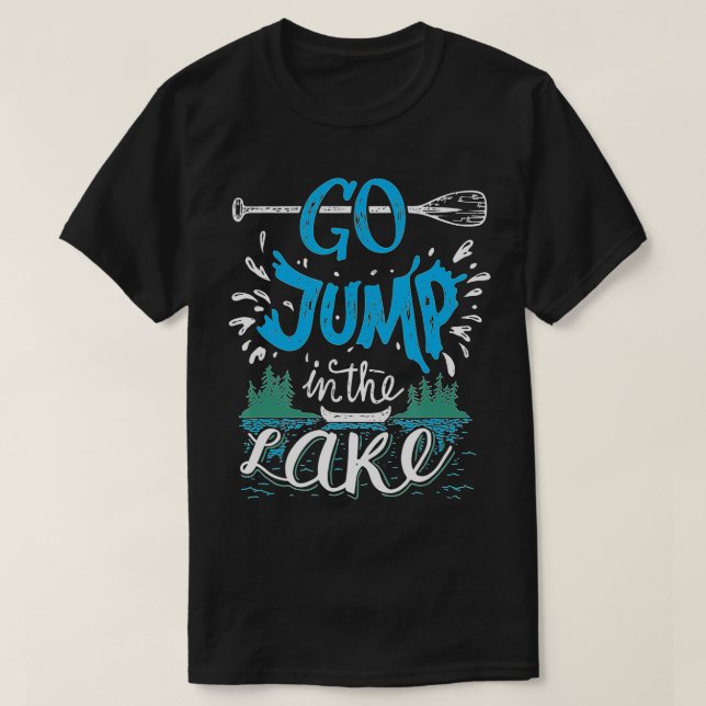 Camiseta Saltar En Lake Lovers (Diseño del anverso)