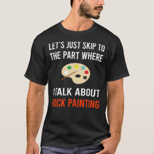 Camiseta Saltar Hablar Pintura de rocas Rocas