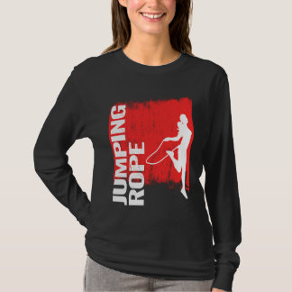 Camiseta saltar la cuerda y saltar la soga para mujeres y s