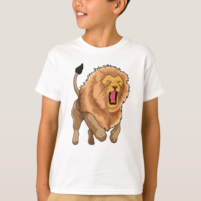 Camiseta Saltar león (Anverso)