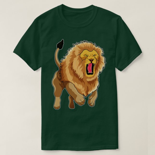 Camiseta Saltar león (Diseño del anverso)