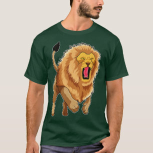 Camiseta Saltar león