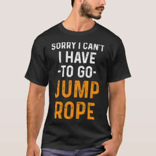 Camiseta Saltar Rope Omitiendo Salto En El Ejercicio