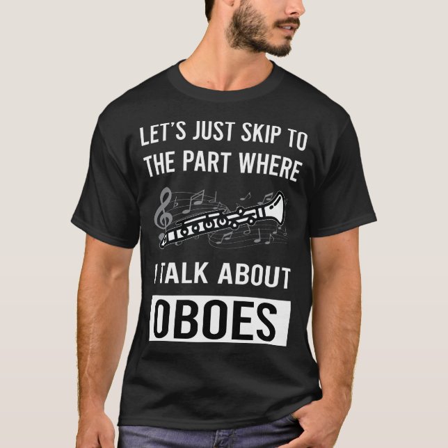 Camiseta Saltar Talk Oboe (Anverso)
