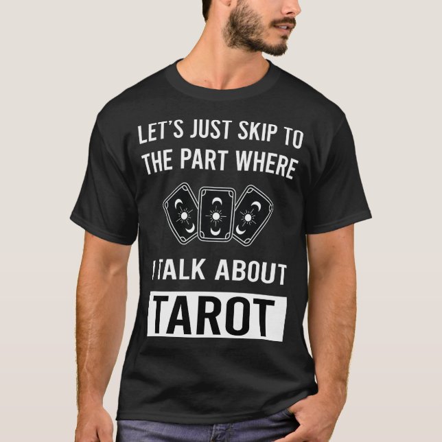 Camiseta Saltar Talk Tarot (Anverso)