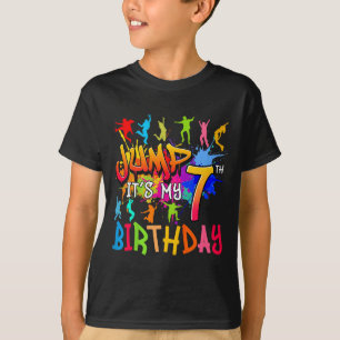 Camiseta Saltemos Es Mi Cumpleaños Número 7 Alfombra De Cum