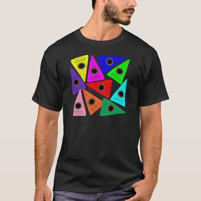 Camiseta salterio del arco iris (Anverso)