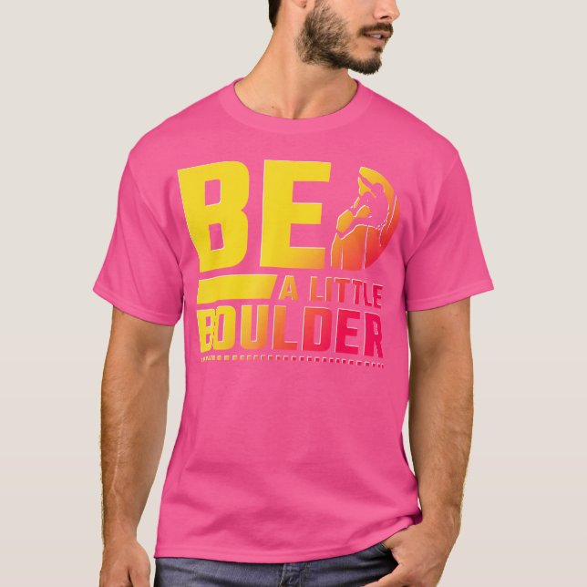 Camiseta Salto a la roca de Be A Little Boulder (Anverso)