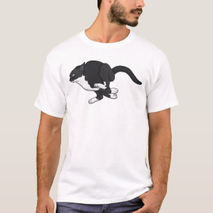 Camiseta Salto a Medianoche Gato Noir