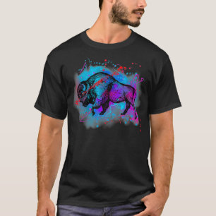 Camiseta Salto al aire libre del Búfalo del Parque Nacional