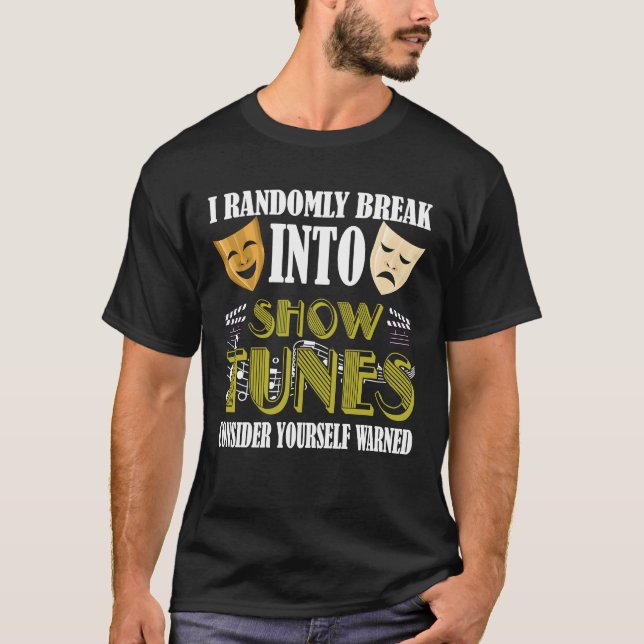 Camiseta Salto Al Azar Al Teatro Musical Tunes (Anverso)