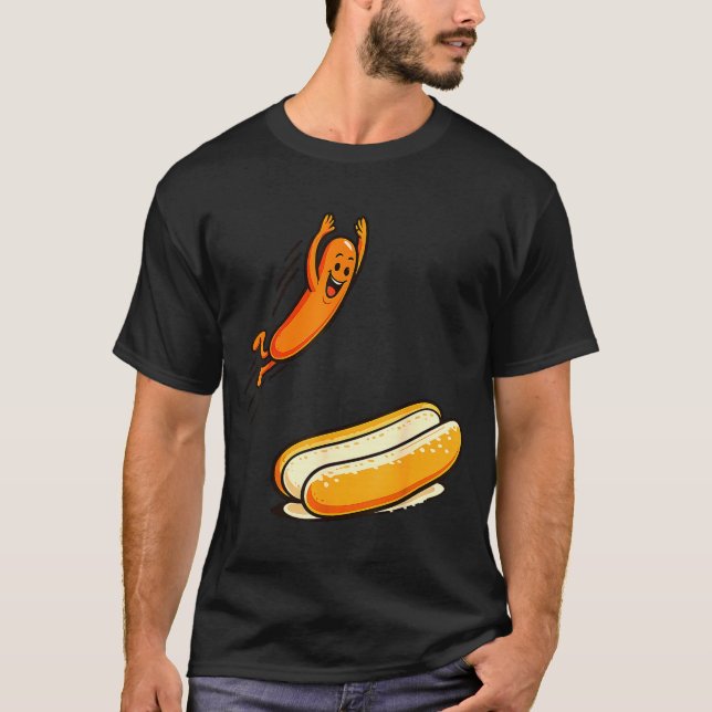 Camiseta Salto alto de hotdog  (Anverso)