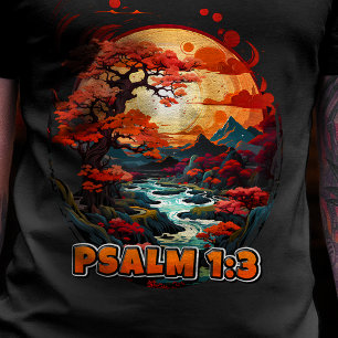Camiseta Salto bíblico versus salmo 1:3
