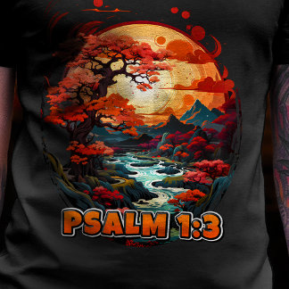 Camiseta Salto bíblico versus salmo 1:3