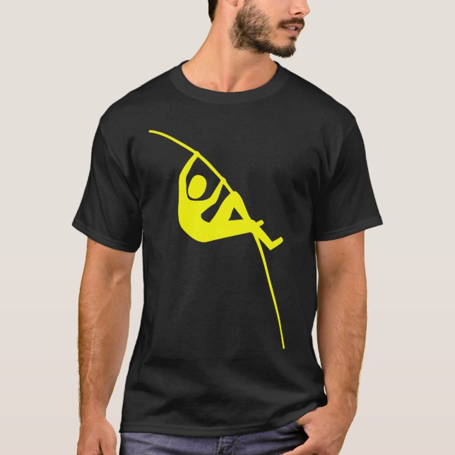 Camiseta Salto con pértiga - Amarillo (Anverso)