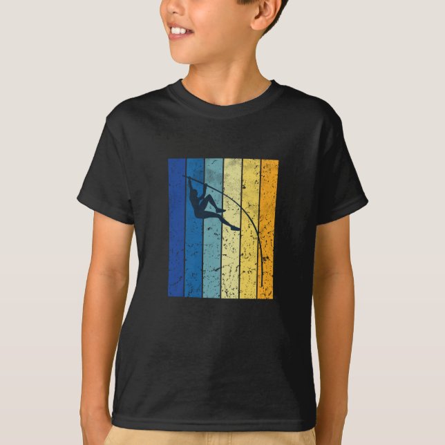 Camiseta Salto con Pértiga Retro (Anverso)