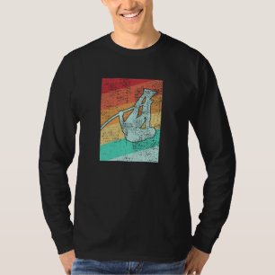 Camiseta Salto con Pértiga Vintage Retro