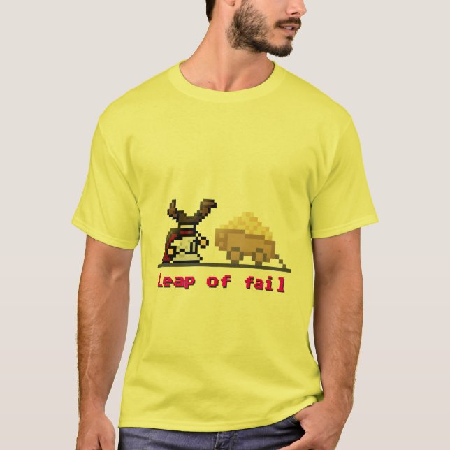 Camiseta salto de 8 bits del fall (Anverso)