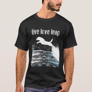 Camiseta Salto de Amor Vivo Agilidad Canina Deportes de Per