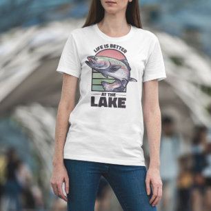 Camiseta Salto de animales en el mar de peces