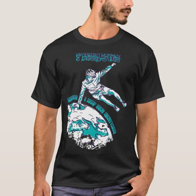 Camiseta Salto De Aviso Sobre El Parkour Sobre El Salto De  (Anverso)