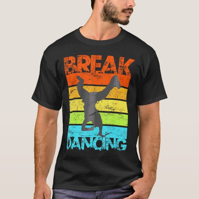 Camiseta Salto de baile B-Boy Break Dance Urban Dance Hip H (Anverso)