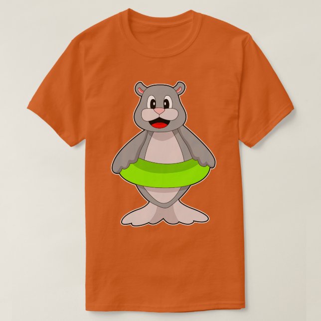 Camiseta Salto de baño de foca (Diseño del anverso)