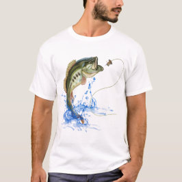 Camiseta Salto de Bass Fishing Lure