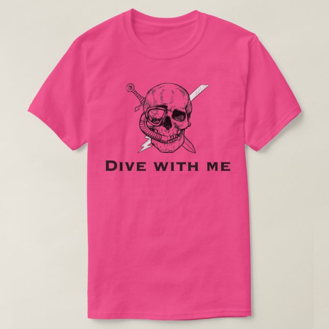 Camiseta Salto de buceo (Diseño del anverso)