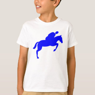 Camiseta Salto de caballo - Azul