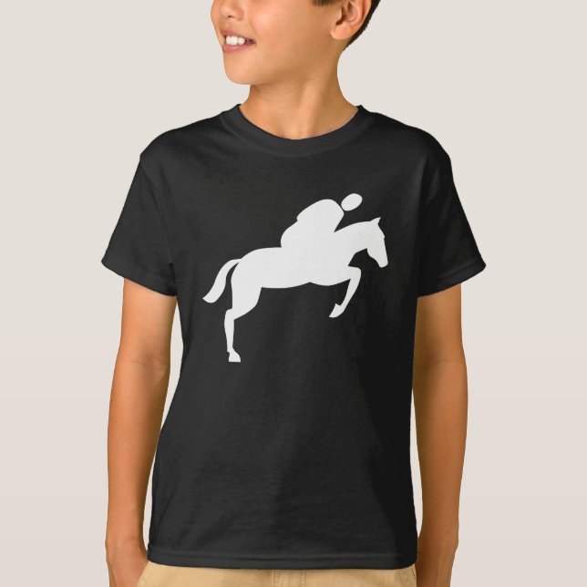 Camiseta Salto de caballo - Blanco (Anverso)
