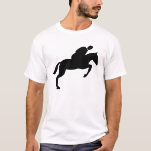Camiseta Salto de caballo - Negro