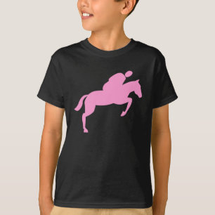 Camiseta Salto de caballo - Rosa