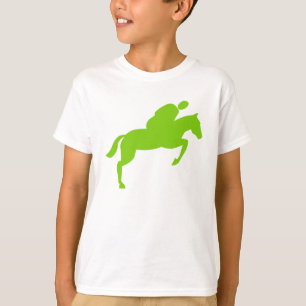 Camiseta Salto de caballo - Verde marciano