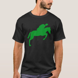 Camiseta Salto de caballos - Verde de hierba