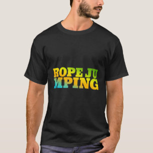 Camiseta Salto De Cuerdas Diseñado Con Colores Naturales