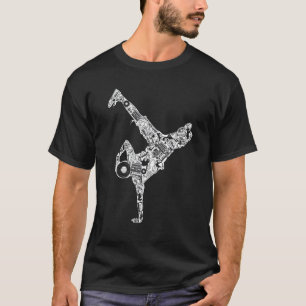 Camiseta Salto de Dance Street Dance Fast Movement Dance 1
