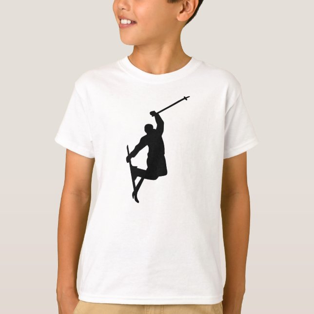 Camiseta Salto de esquí del estilo libre (Anverso)