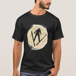 Camiseta salto de esquí esquí esquí esquí esquí vacaciones