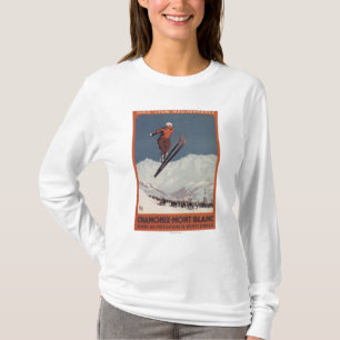 Camiseta Salto de esquí - poster olímpico del promo de PL