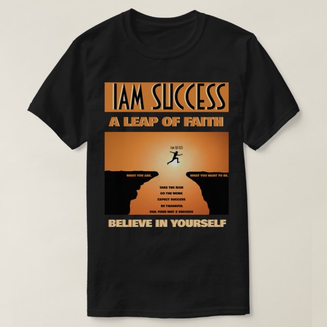 CAMISETA SALTO DE FE (Diseño del anverso)