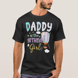 Camiseta Salto de grupo familiar de natalidad con globo de 