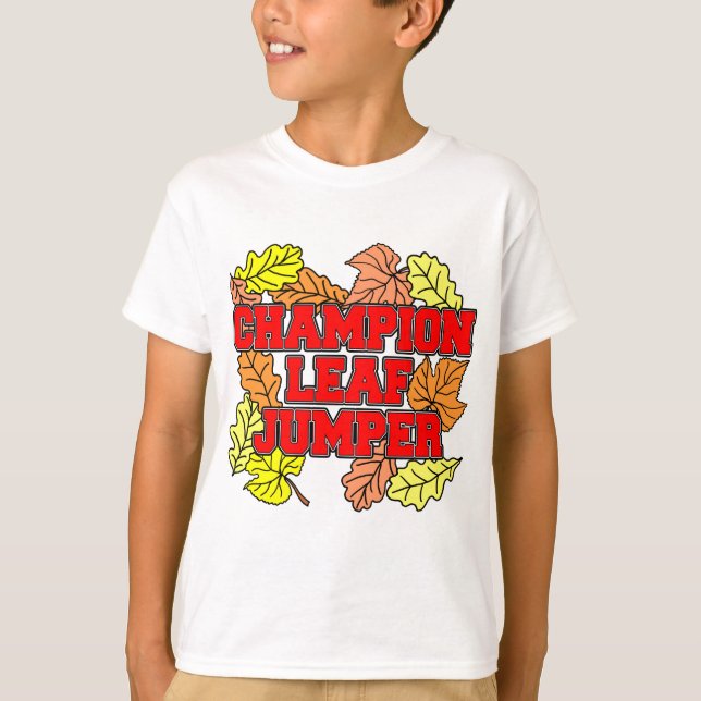 Camiseta Salto de hoja de campeón (Anverso)