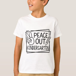 Camiseta Salto De Jardín De Niños El Último Día De Escolar