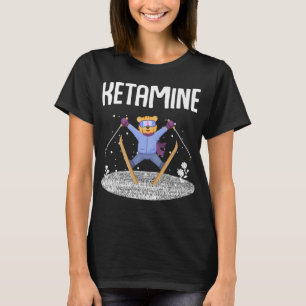 Camiseta Salto de Ketamine Oso Regalos blancos