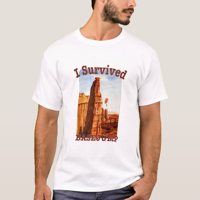 Camiseta Salto de la base sobreviviente (Anverso)